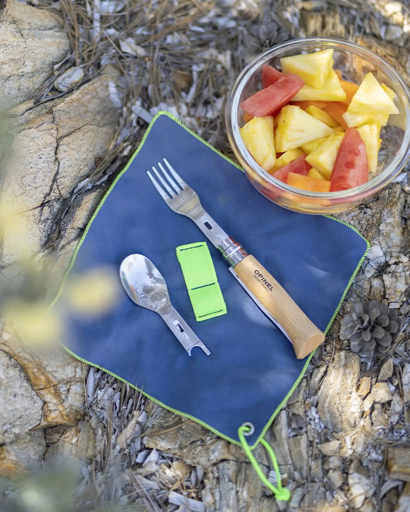 Set posate da picnic Opinel acciaio inox da personalizzare - 5